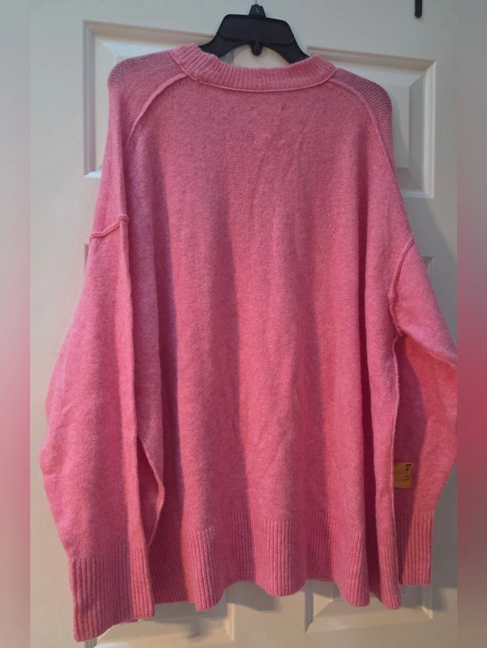 aerie Oversized Crewneck Sweater in Dusty Pink